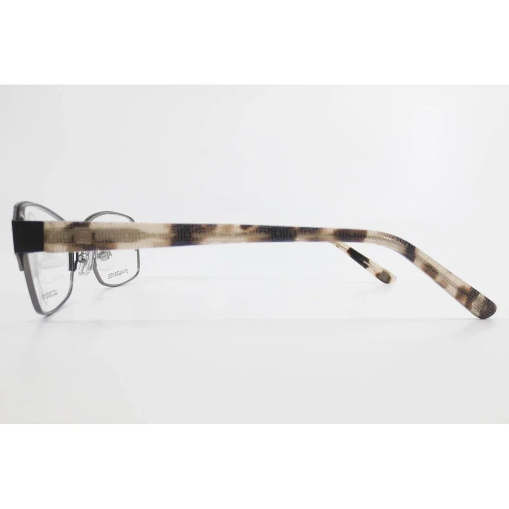 Liz Claiborne L622 0003 Black Tortoise Stainless Eyeglasses Frames 52-17-135